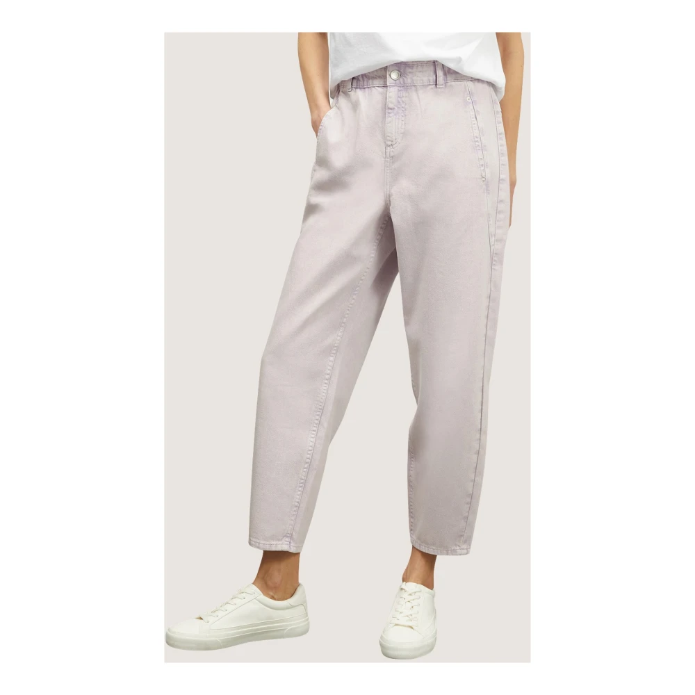 Motivi Kleurrijke Paperbag Jeans Purple Dames