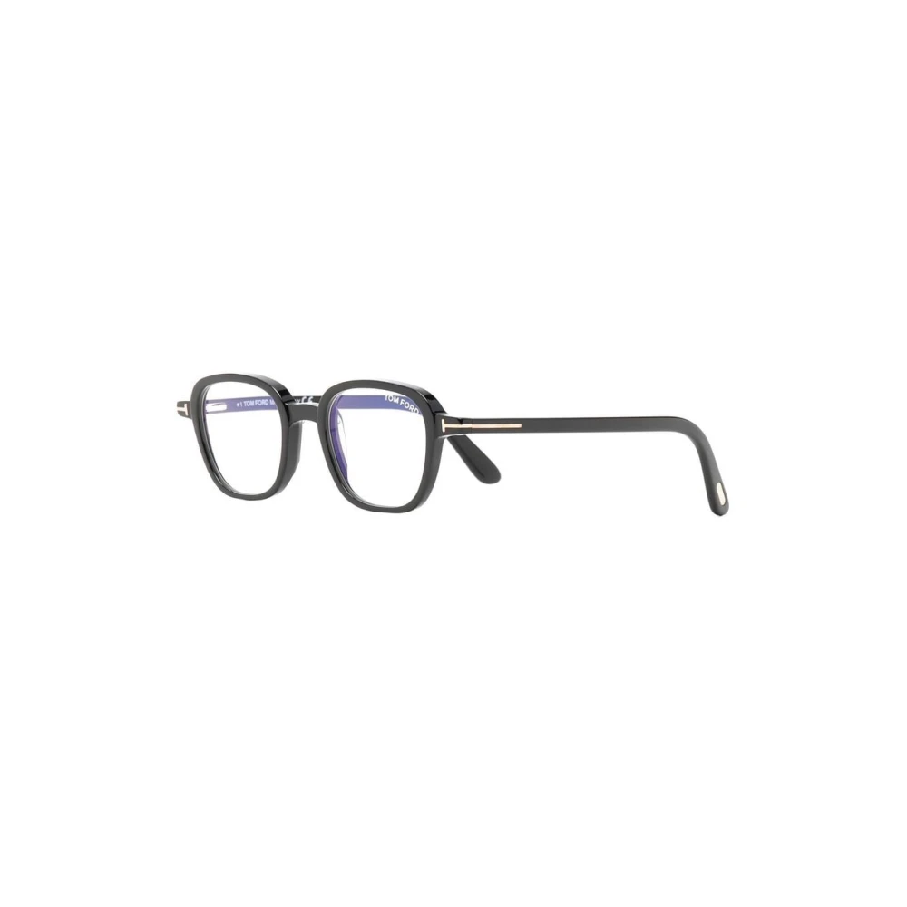 Tom Ford Ronde Blauwe Filterbril Ft5837-B-001 Black Unisex