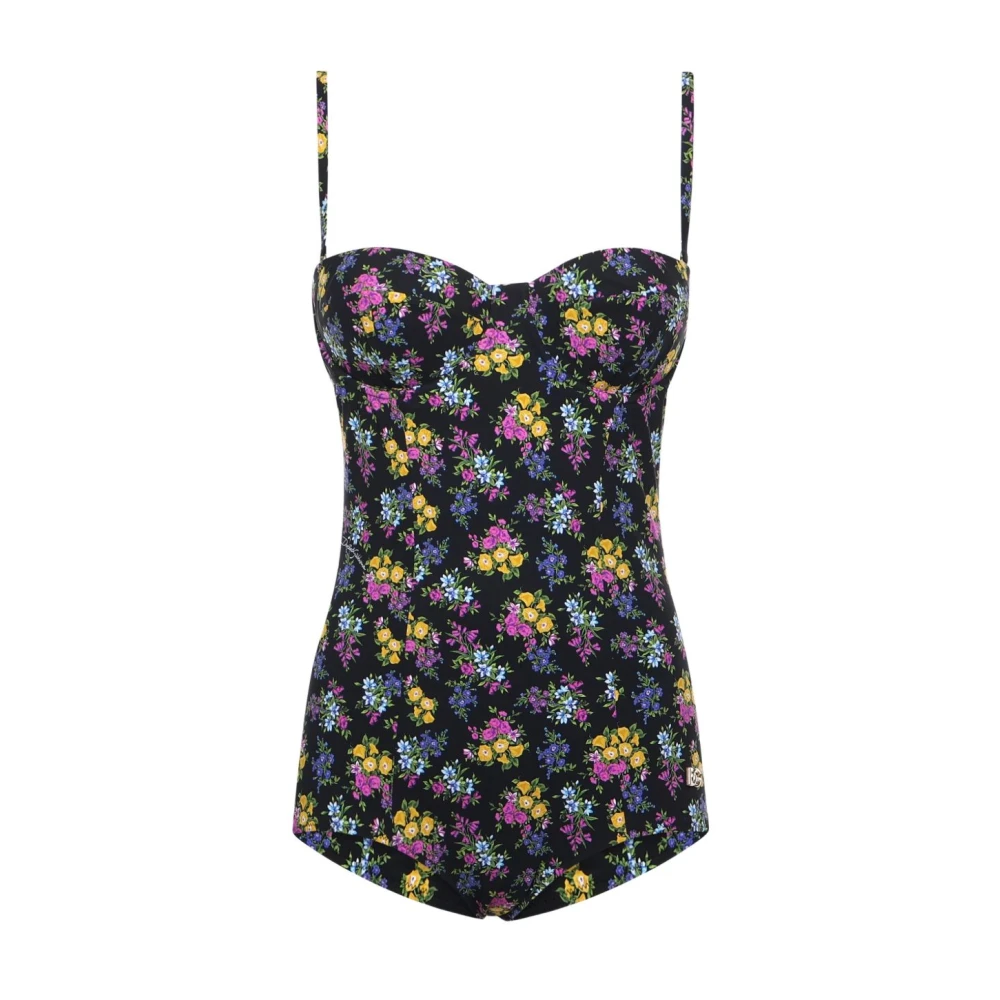 Dolce & Gabbana Donna Multicolor - Costume Da Bagno Intero Con Stampa Majolica - Swimwear - E - M - Immagine 2