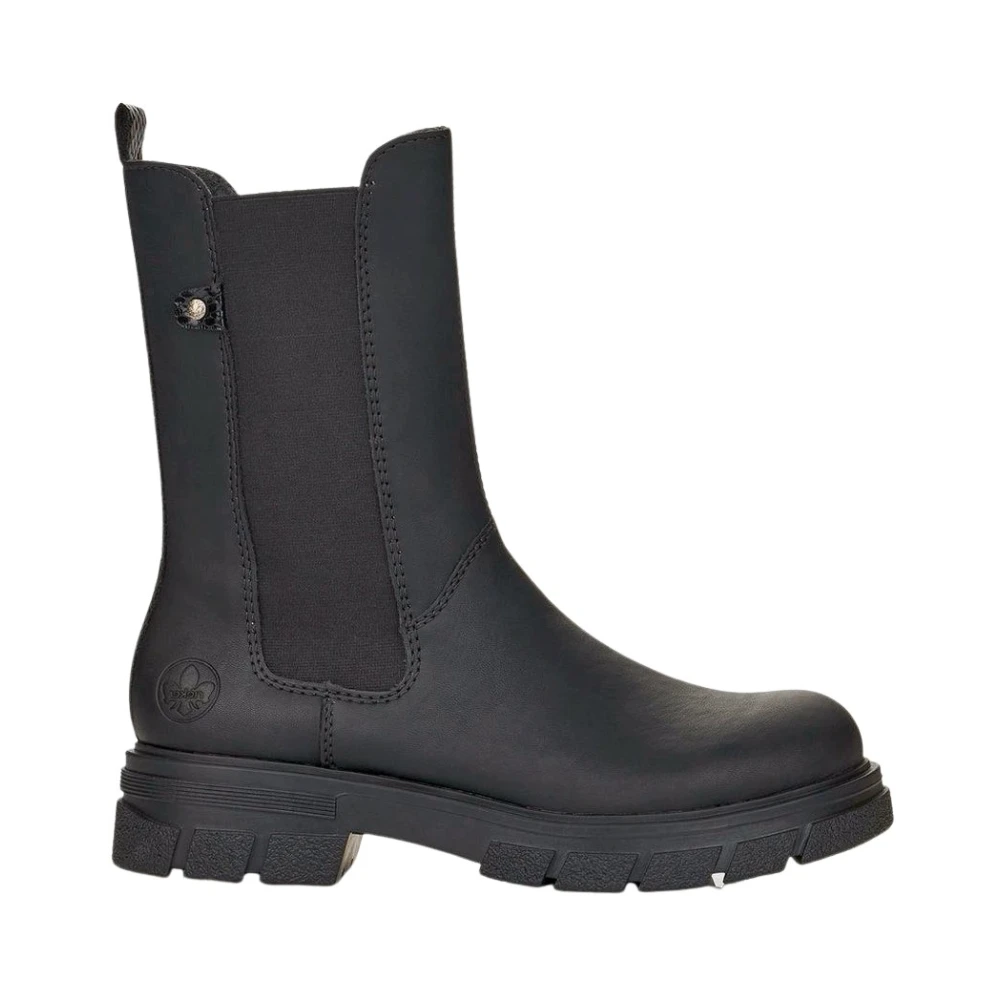 Rieker Women's Black Casual Closed-Toe Booties