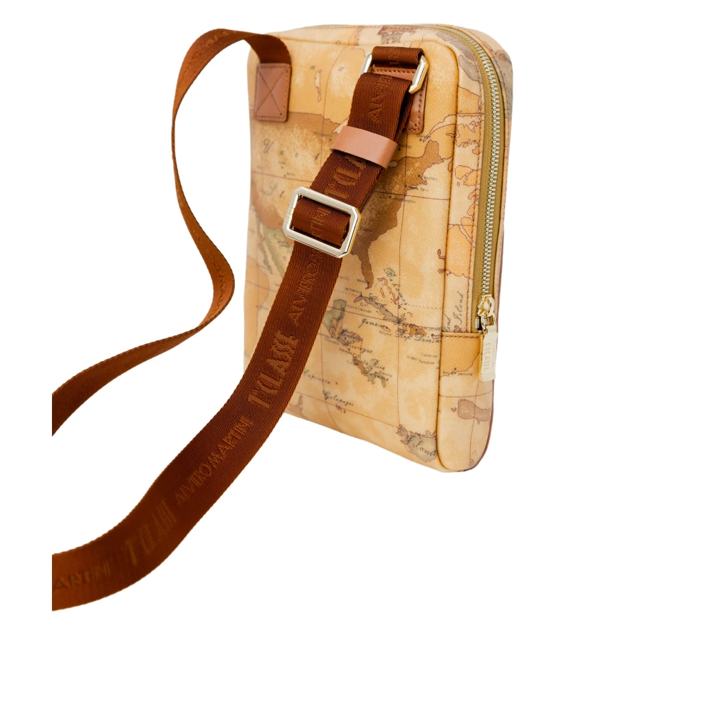 Alviero Martini 1a Classe Luxe Designer Tas in Beige Heren