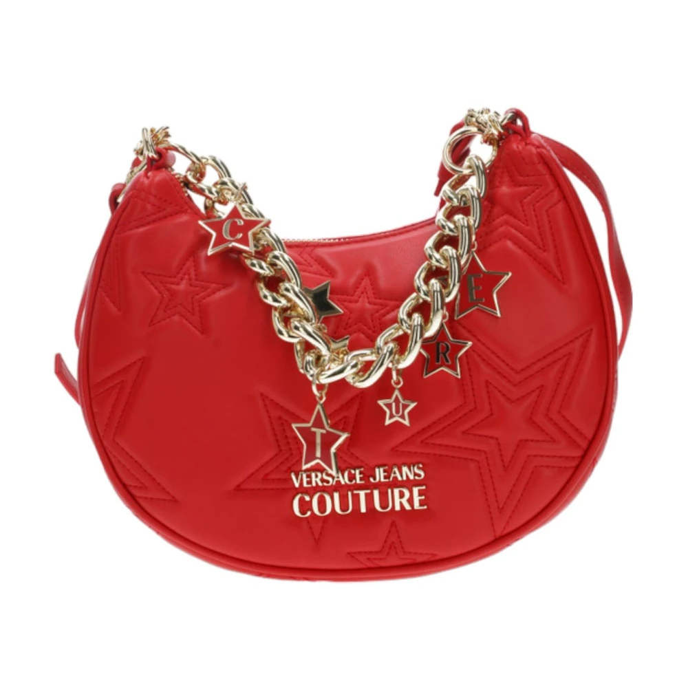 Versace Jeans Couture Scharlakenrode Synthetische Schoudertas Red Dames