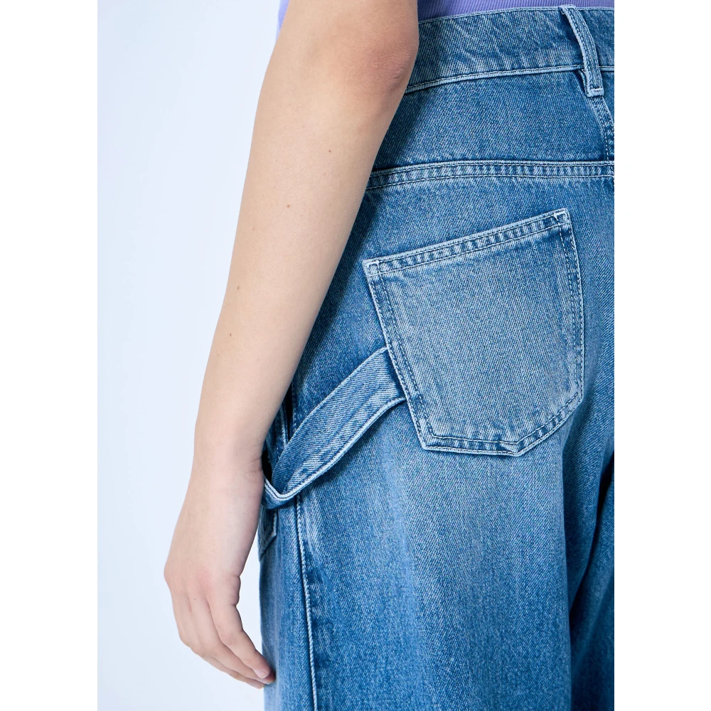JW Anderson Gewassen werkkleding jeans Blue Dames