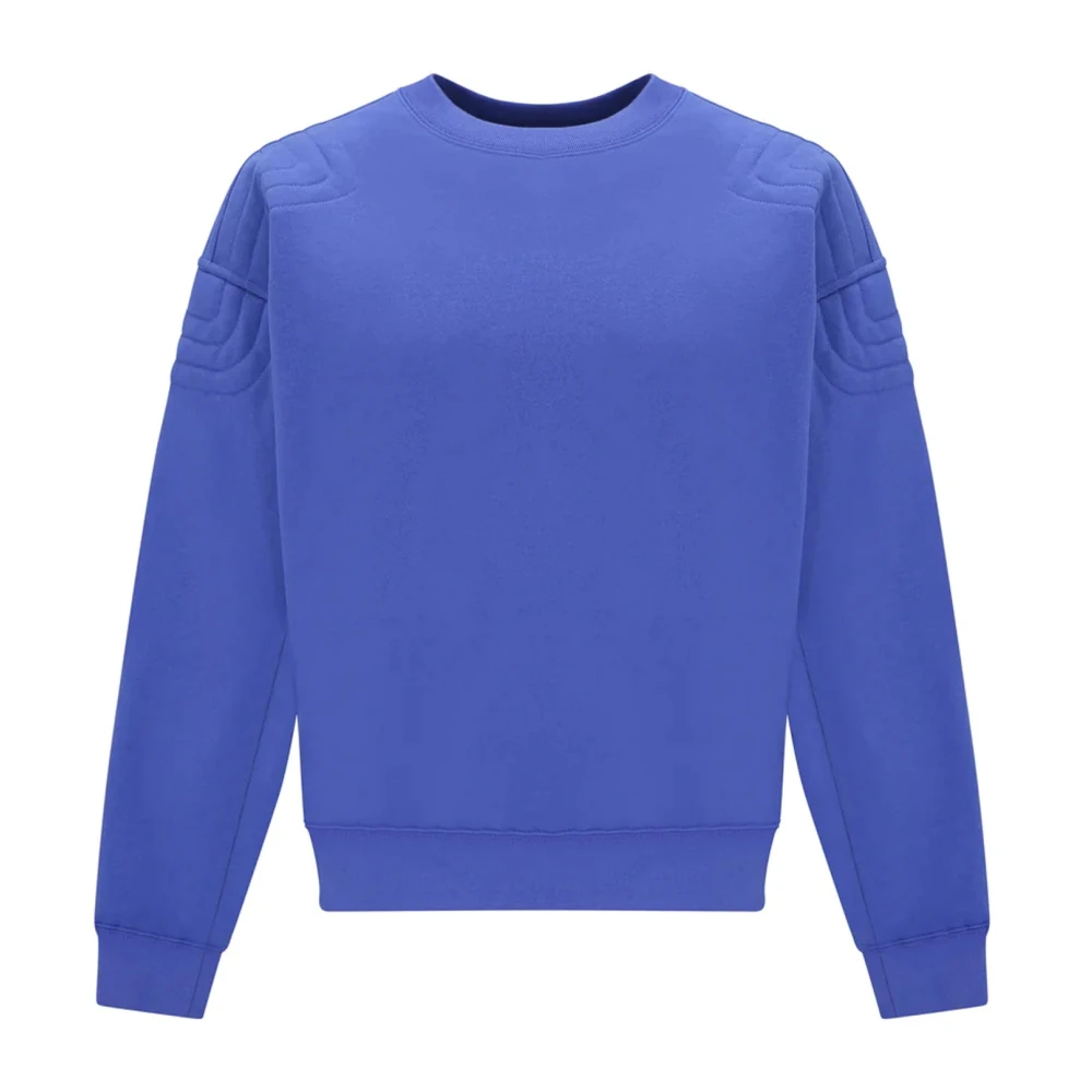 Gucci Katoenen sweatshirt met logo op de rug Blue Heren