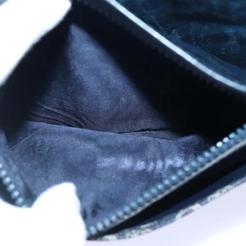 Celine Vintage Pre-owned Canvas clutches Blue Dames