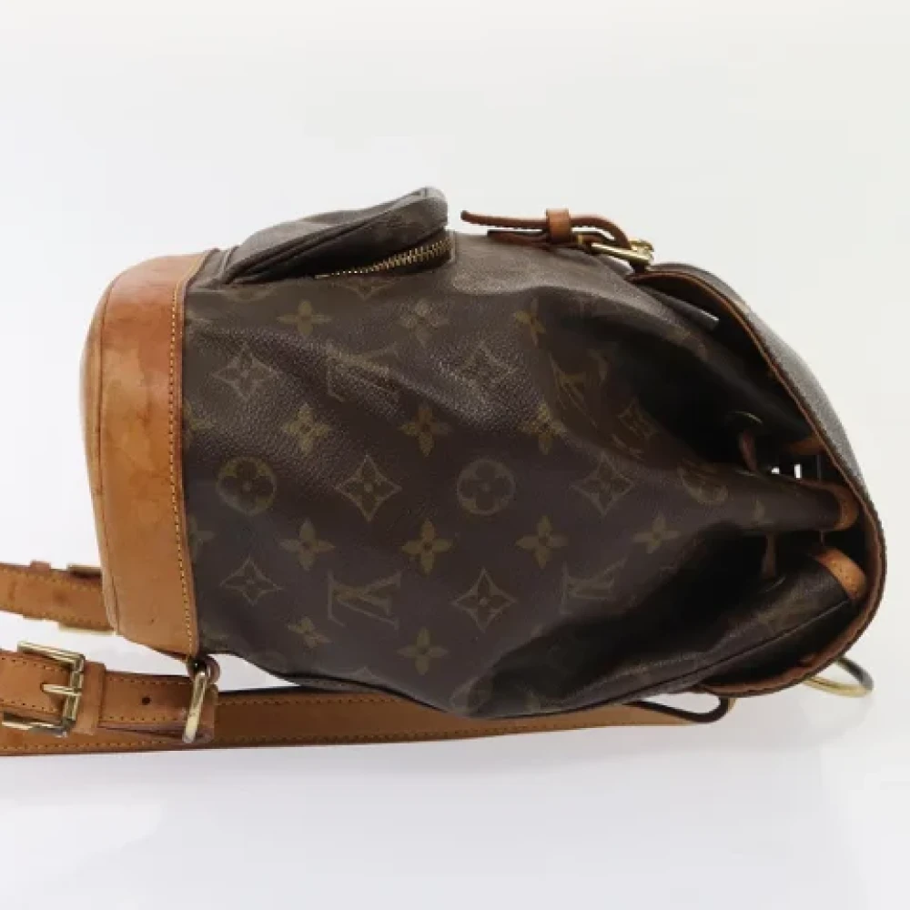 Louis Vuitton Vintage Pre-owned Canvas backpacks Brown Dames