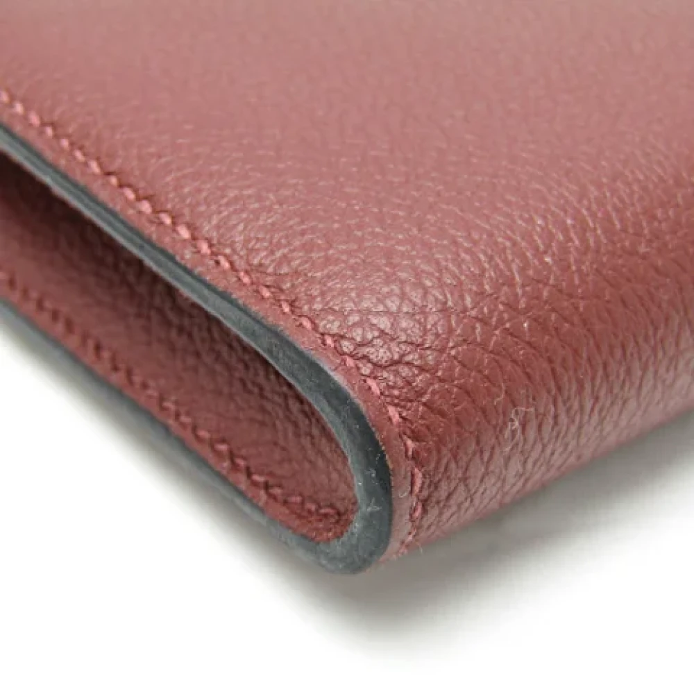 Hermès Vintage Pre-owned Leather wallets Brown Dames