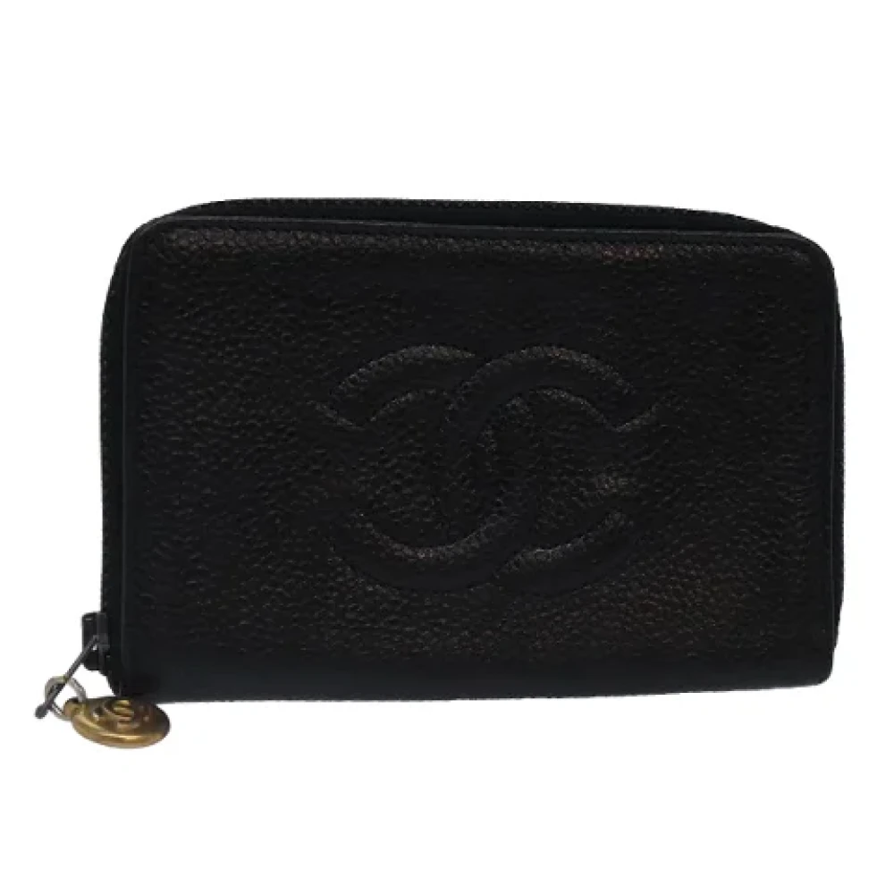 Chanel Vintage Pre-owned Leather key-holders Black Dames
