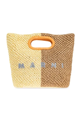 Vävd Tote Bag med Logotypdetalj