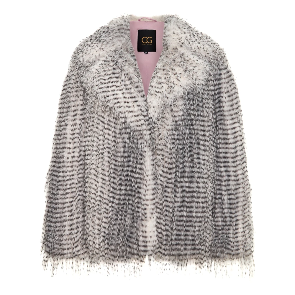 Cesare Gaspari Faux Fur & Shearling Jackets Gray Dames