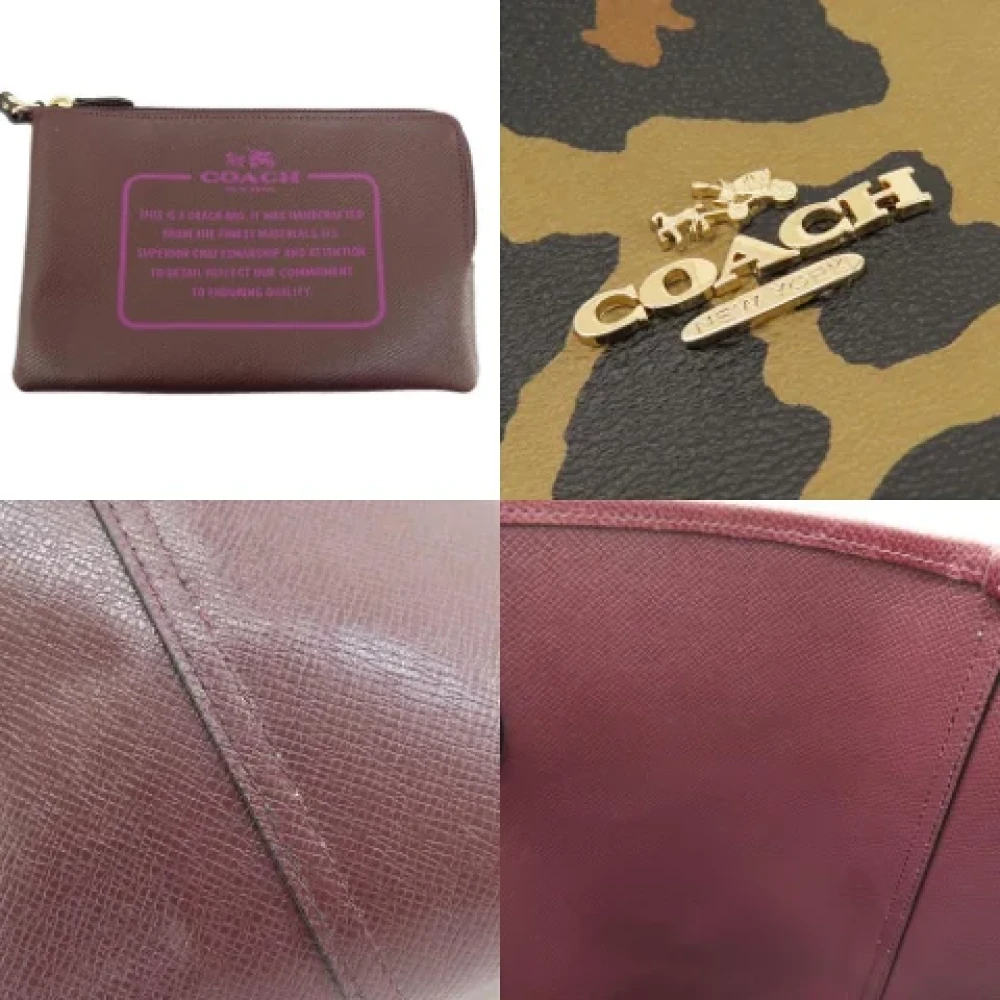 Coach Pre-owned Plastic totes Brown Dames