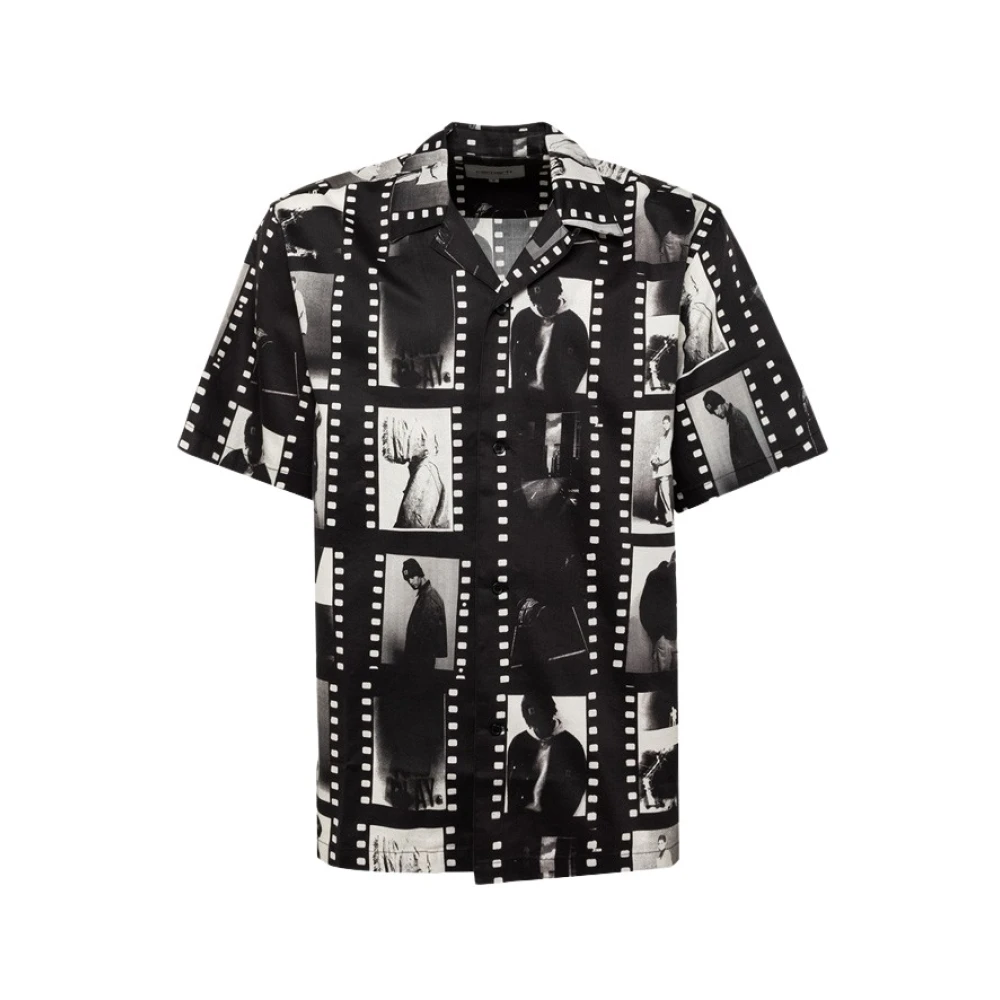Carhartt WIP Katoenen Shirt met Photo Strip Patroon Black Heren