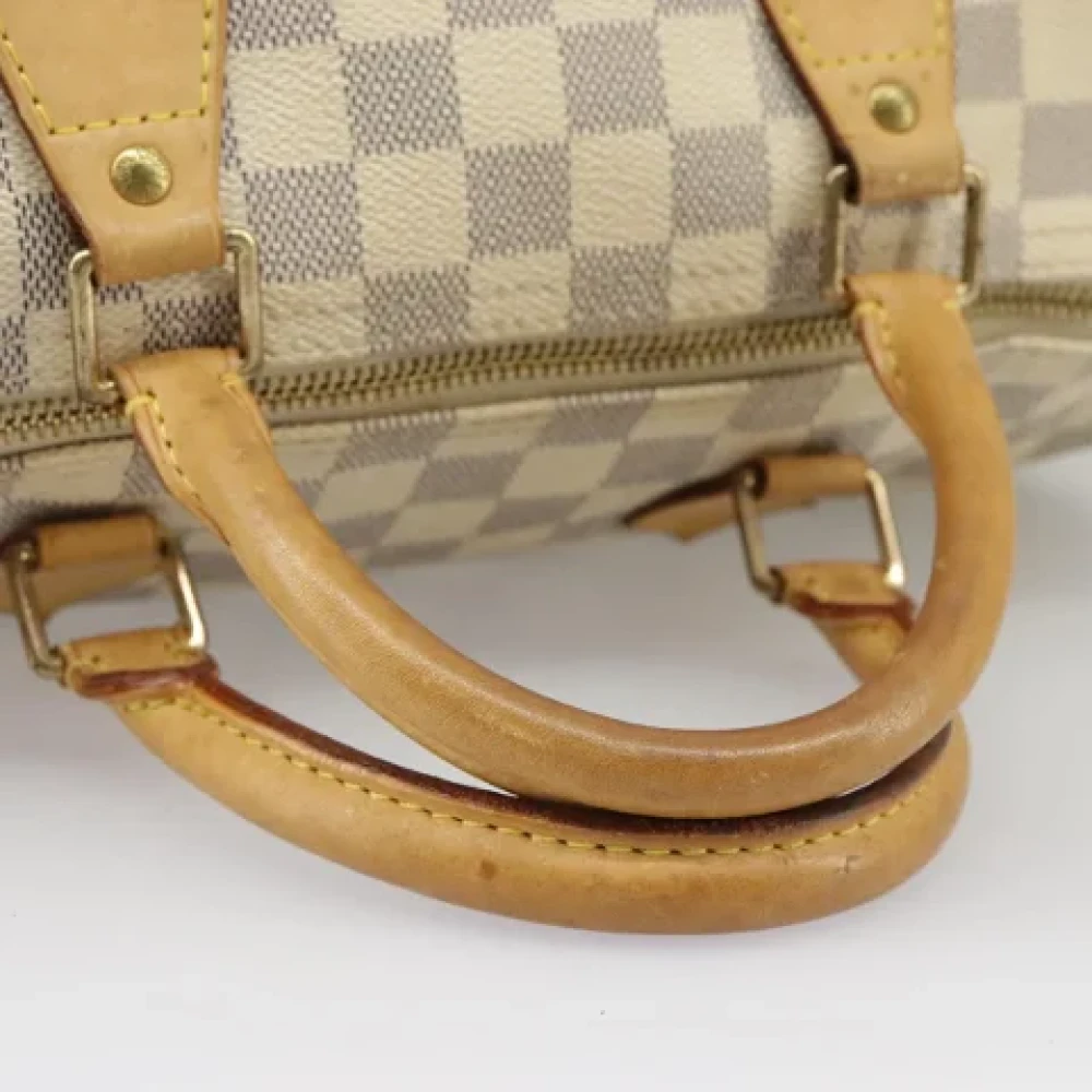 Louis Vuitton Vintage Pre-owned Canvas louis-vuitton-bags White Dames