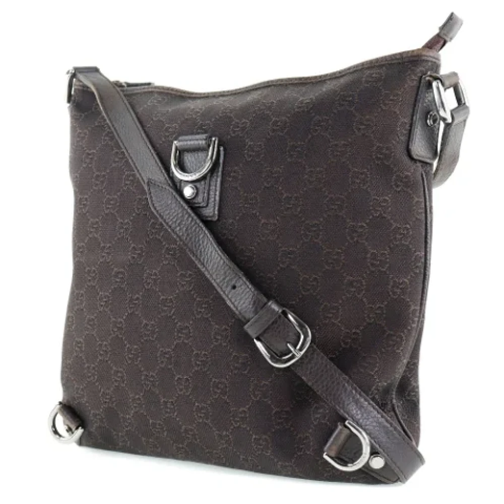 Gucci Vintage Pre-owned Fabric gucci-bags Purple Dames