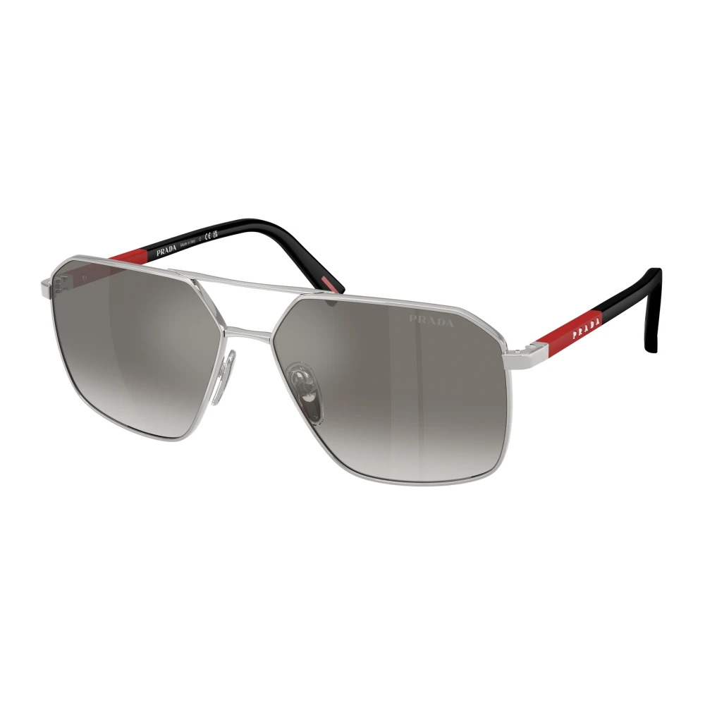 Prada Gray Sunglasses, Male, 60 Mm, Sunglasses