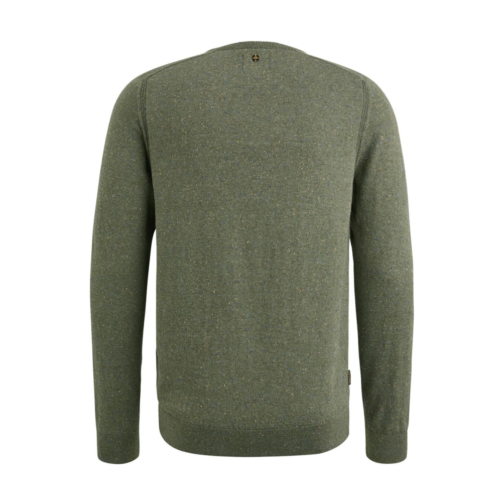 PME Legend Katoen R-neck Pullover Green Heren