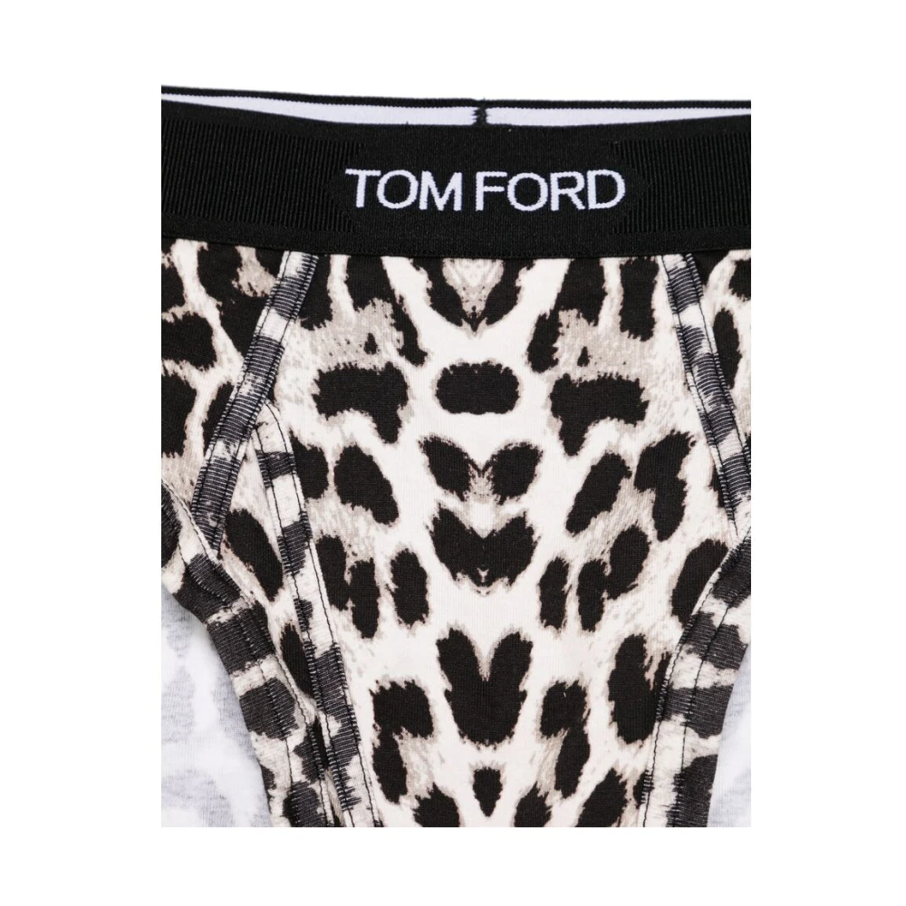 Tom Ford Luipaardprint Katoenmix Ondergoed Multicolor Heren
