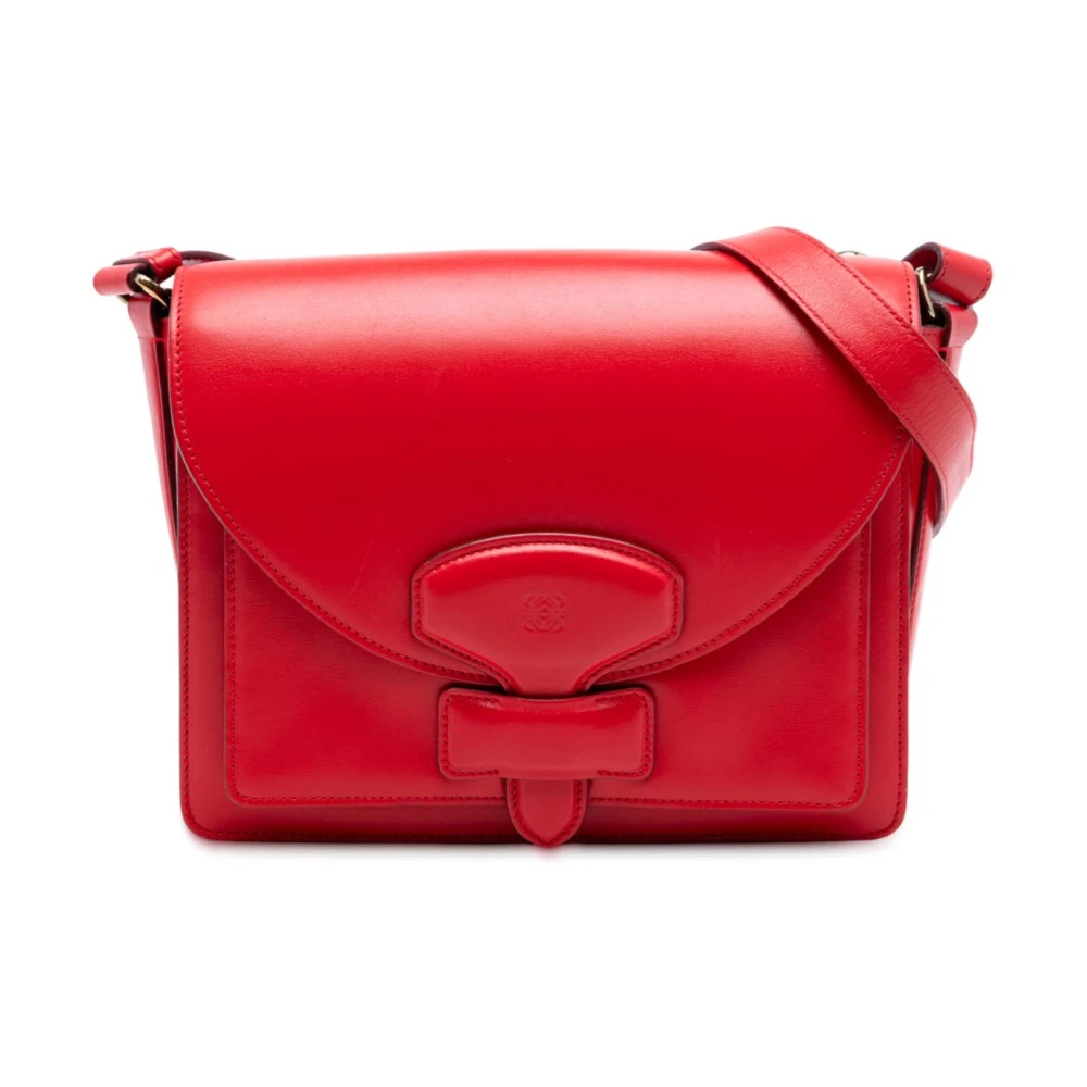 Loewe Pre-Owned Women's Red Pre-Owned Crossbody Bag