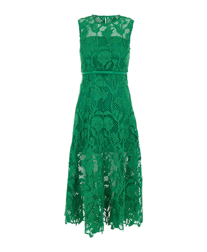 green-lace-sleeveless-midi-dress