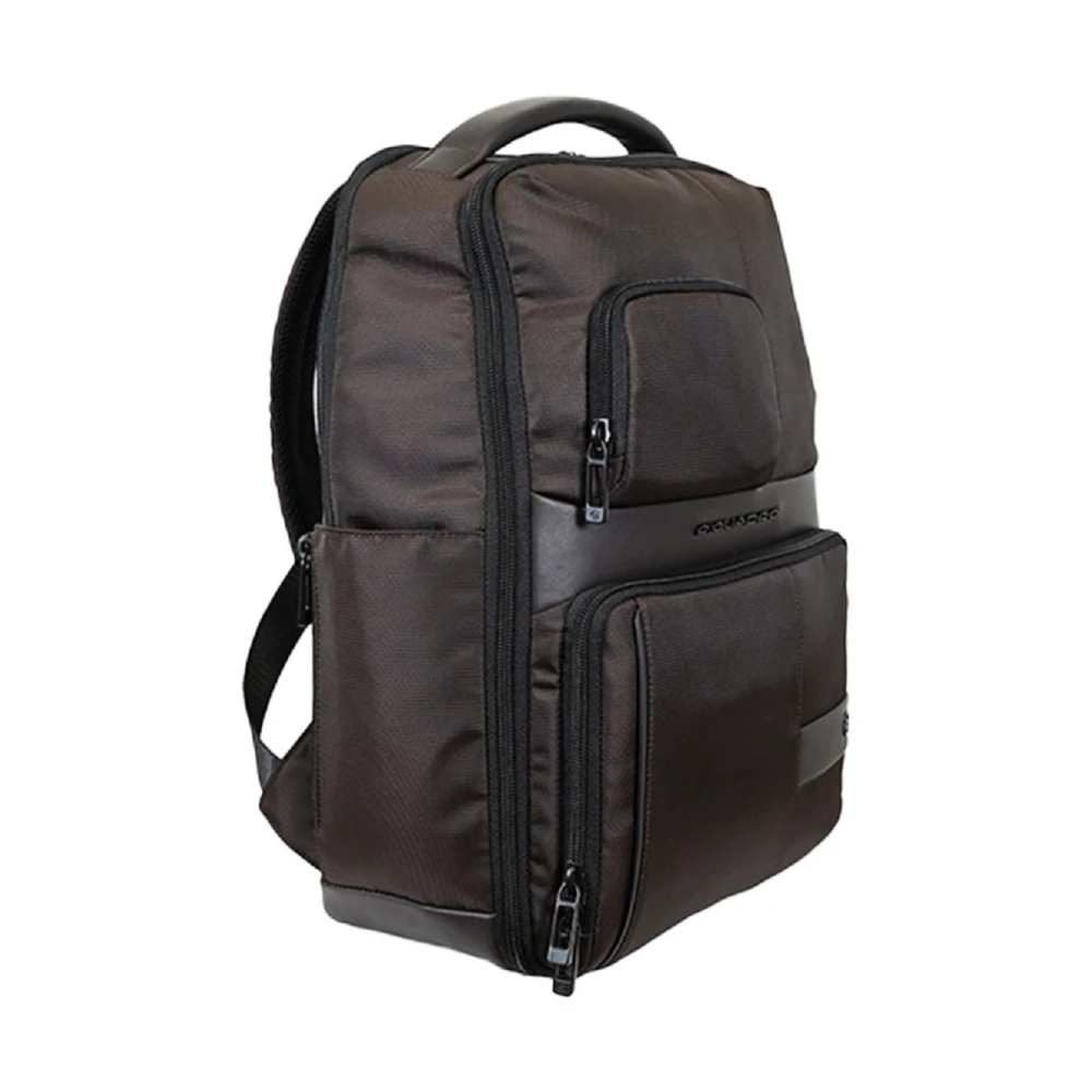 Piquadro Donkerbruine Bucket Bag Rugzak Brown Heren