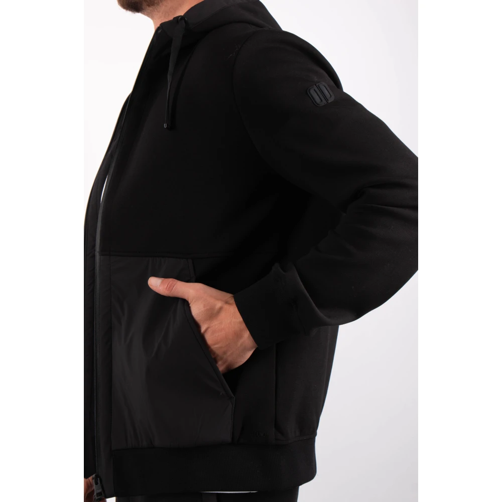 Duno Zwarte jas met Bardi Lico stijl Black Heren