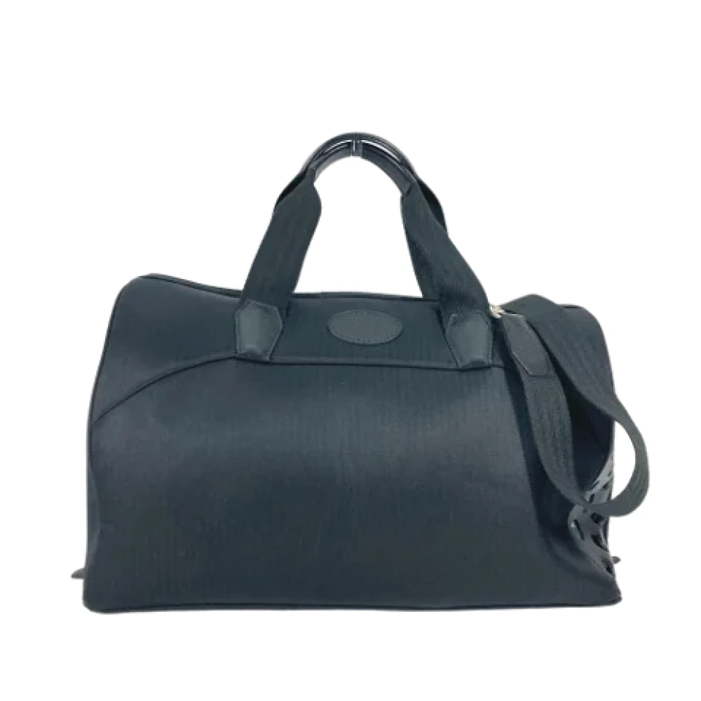 Hermès Vintage Pre-owned Fabric shoulder-bags Black Dames