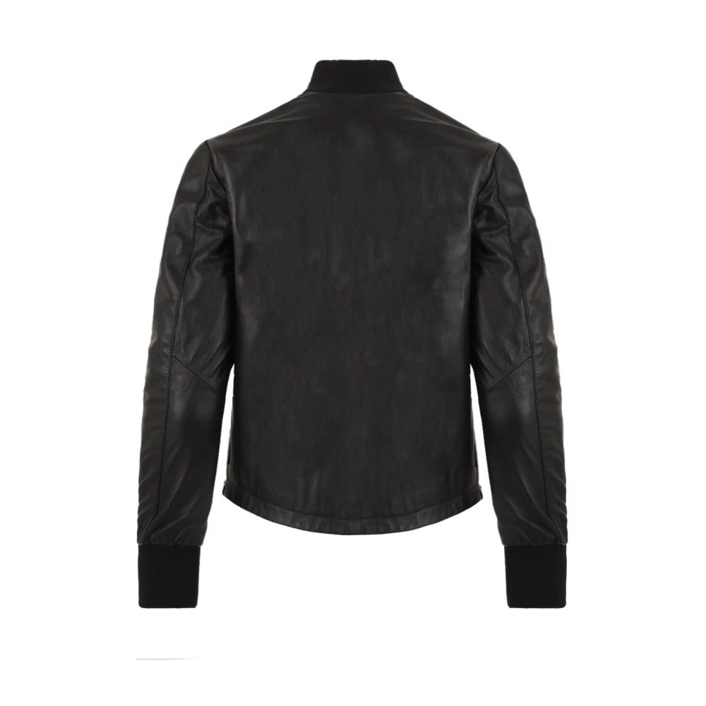 add Leather Jackets Black Dames