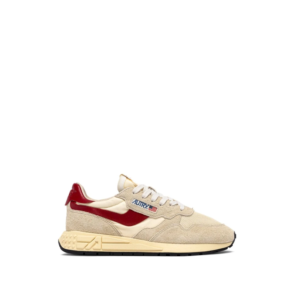 Autry Men's Beige Sneakers, 8 Uk, Trainers