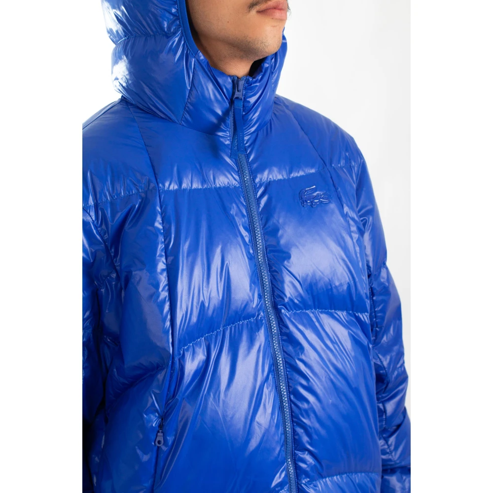 Lacoste Krokodil Donsjack in HJM Blue Heren