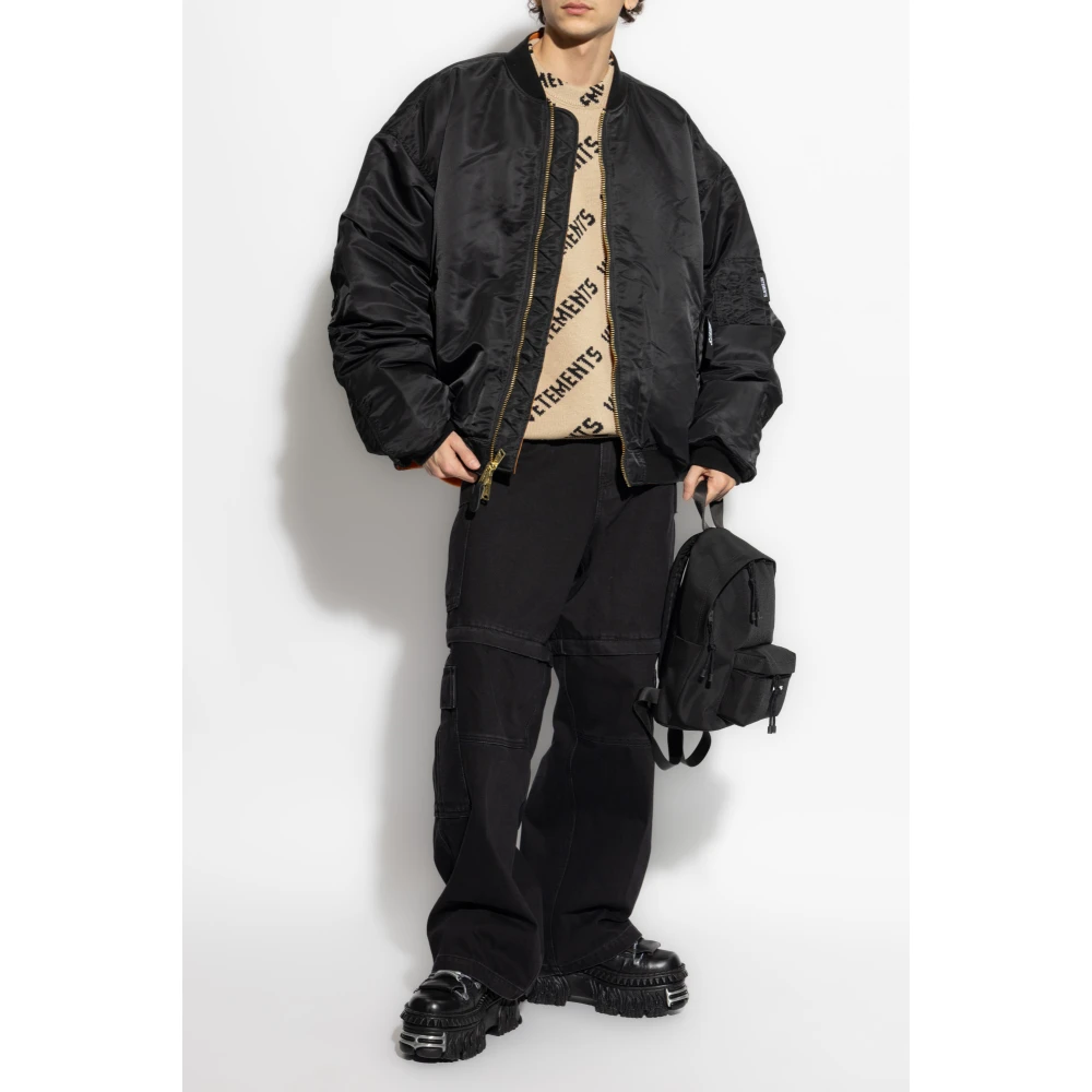 Vetements Trui met logo Beige Heren