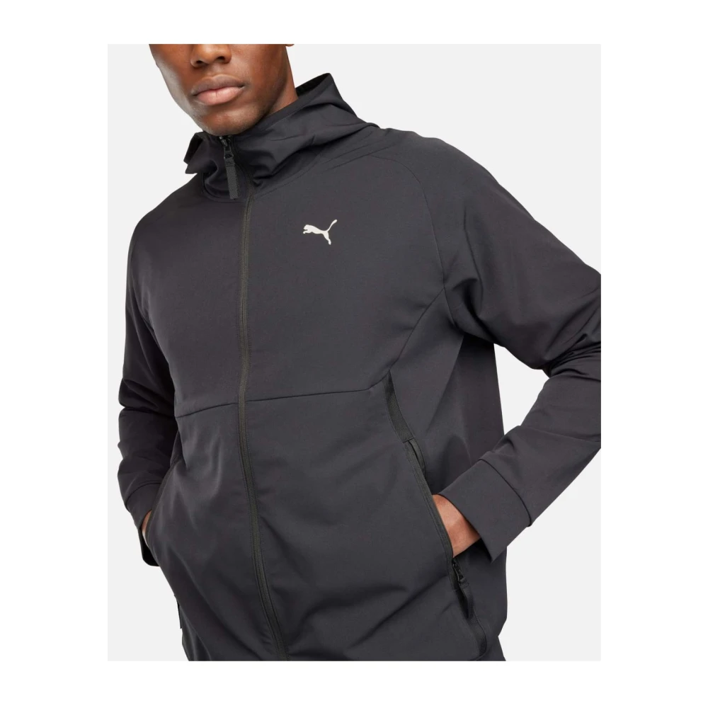 Puma Tech Hoodie Zwart Gray Heren