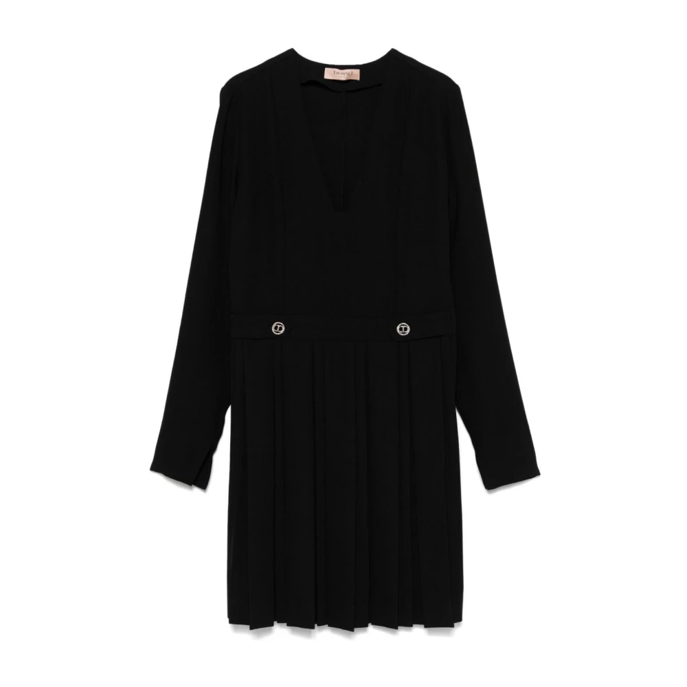 Twinset Zwarte Jurk Black Dames