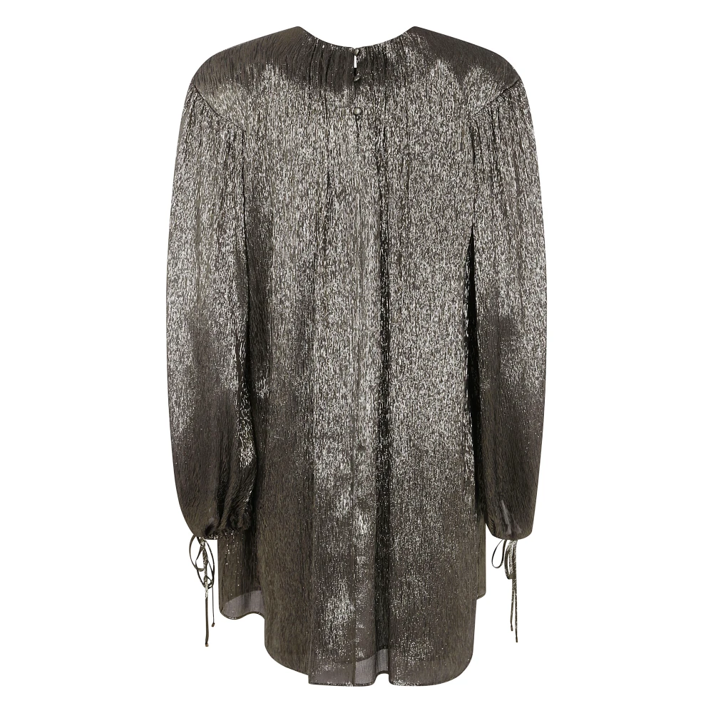 Chloé Zwart Goud Blouse Brown Dames
