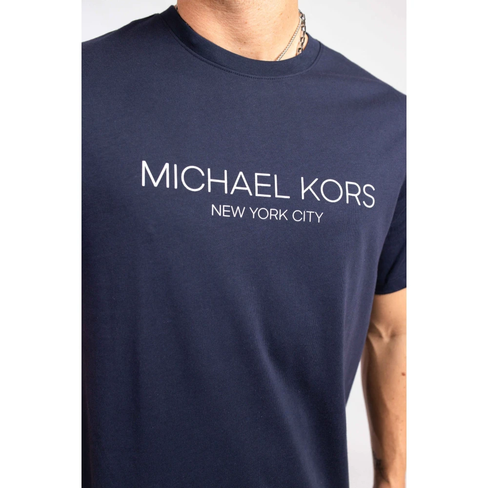 Michael Kors Modern T-Shirt Donkerblauw Blue Heren