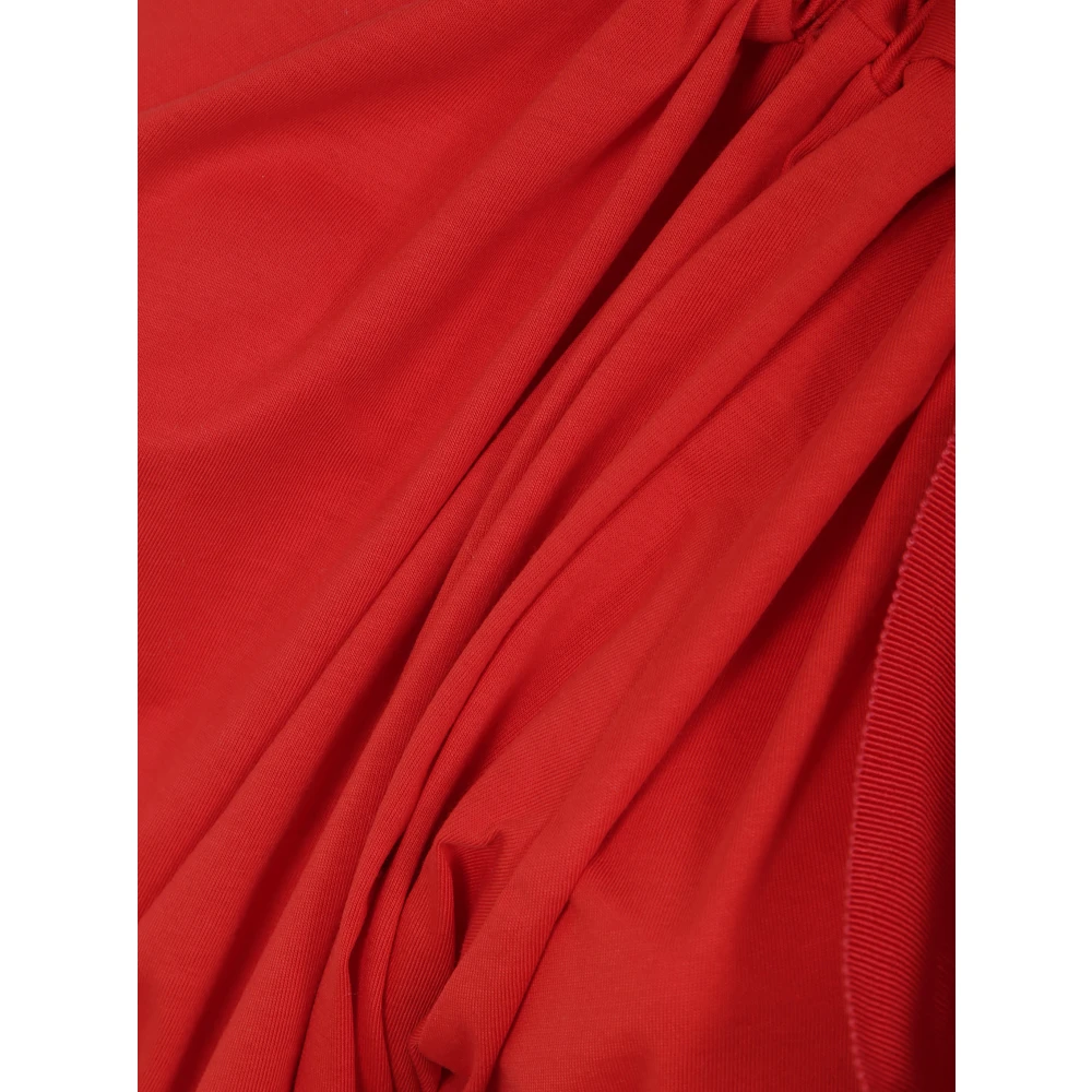 Patou Jersey Top voor Volume en Stijl Red Dames
