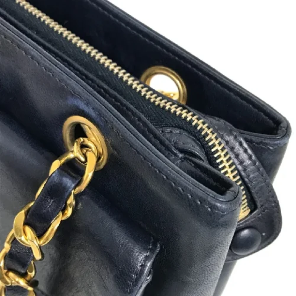 Chanel Vintage Pre-owned Fabric chanel-bags Blue Dames