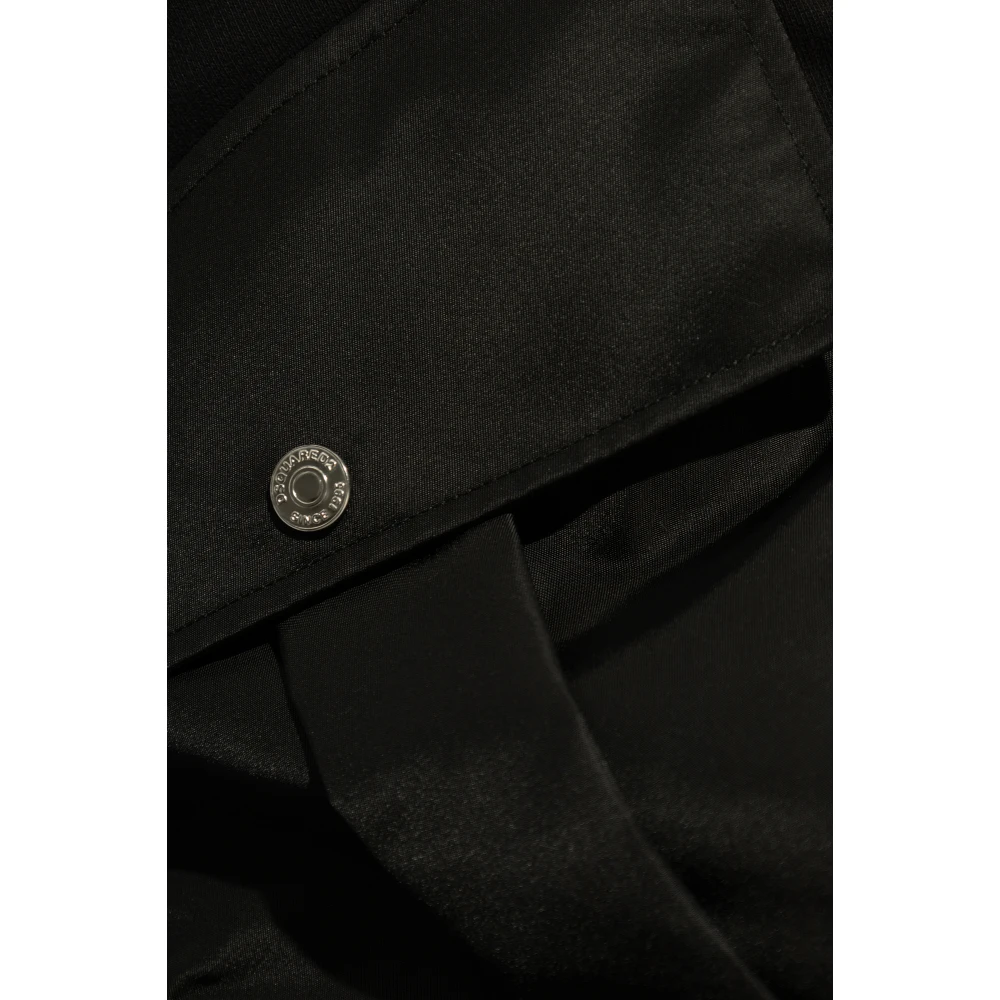 Dsquared2 Jas gemaakt van gecombineerde materialen Black Heren