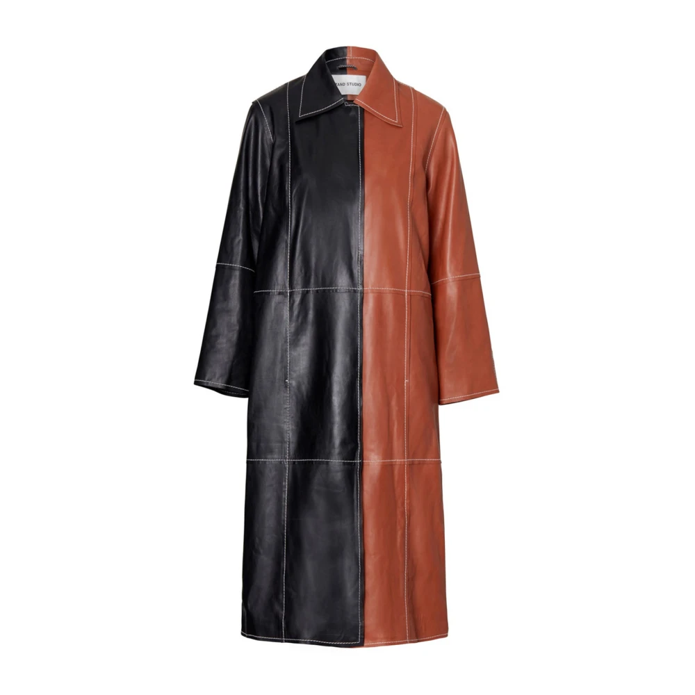 Coats > Single-Breasted Coats - - Stand Studio - Modalova