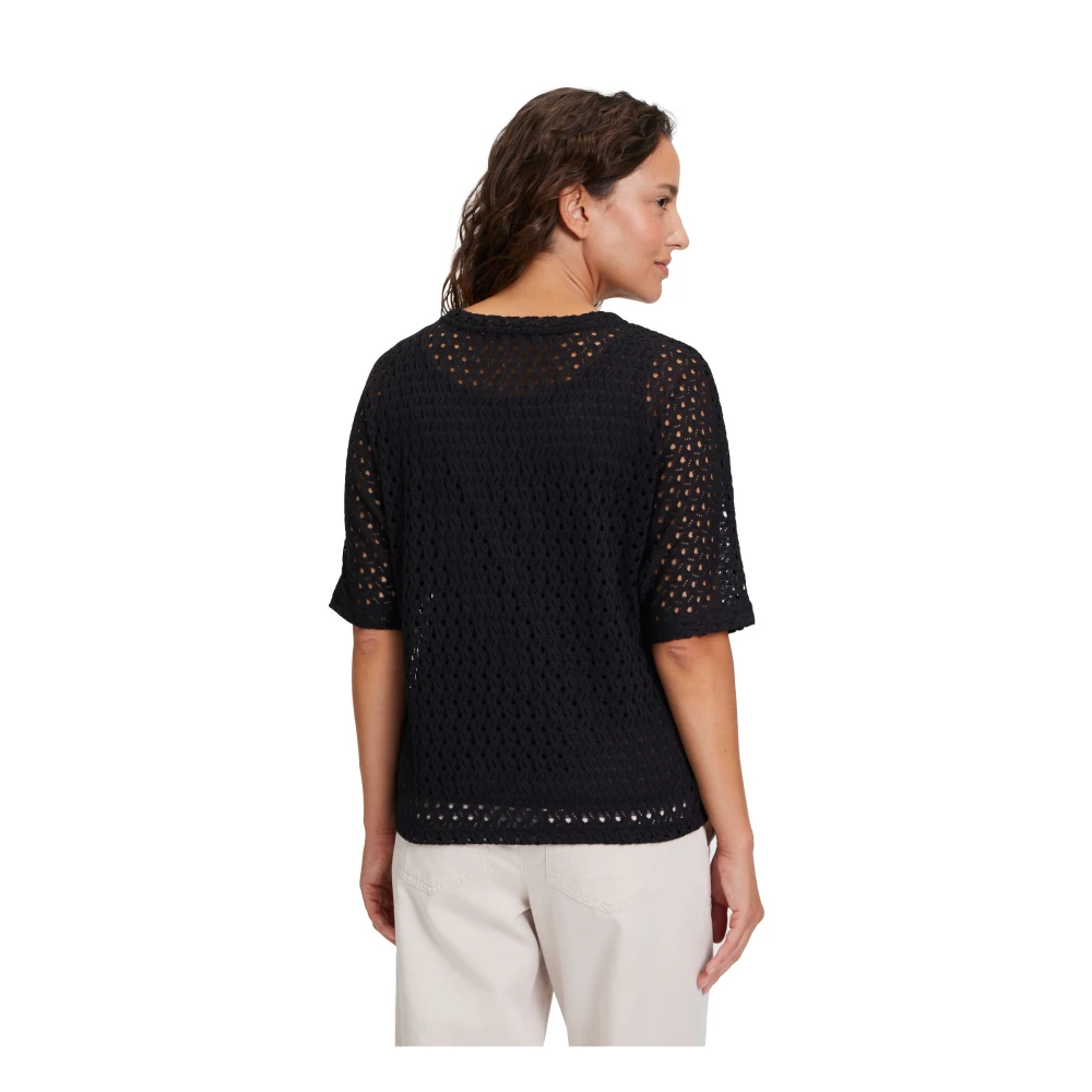 Betty & Co Batwing Sweater Black Dames