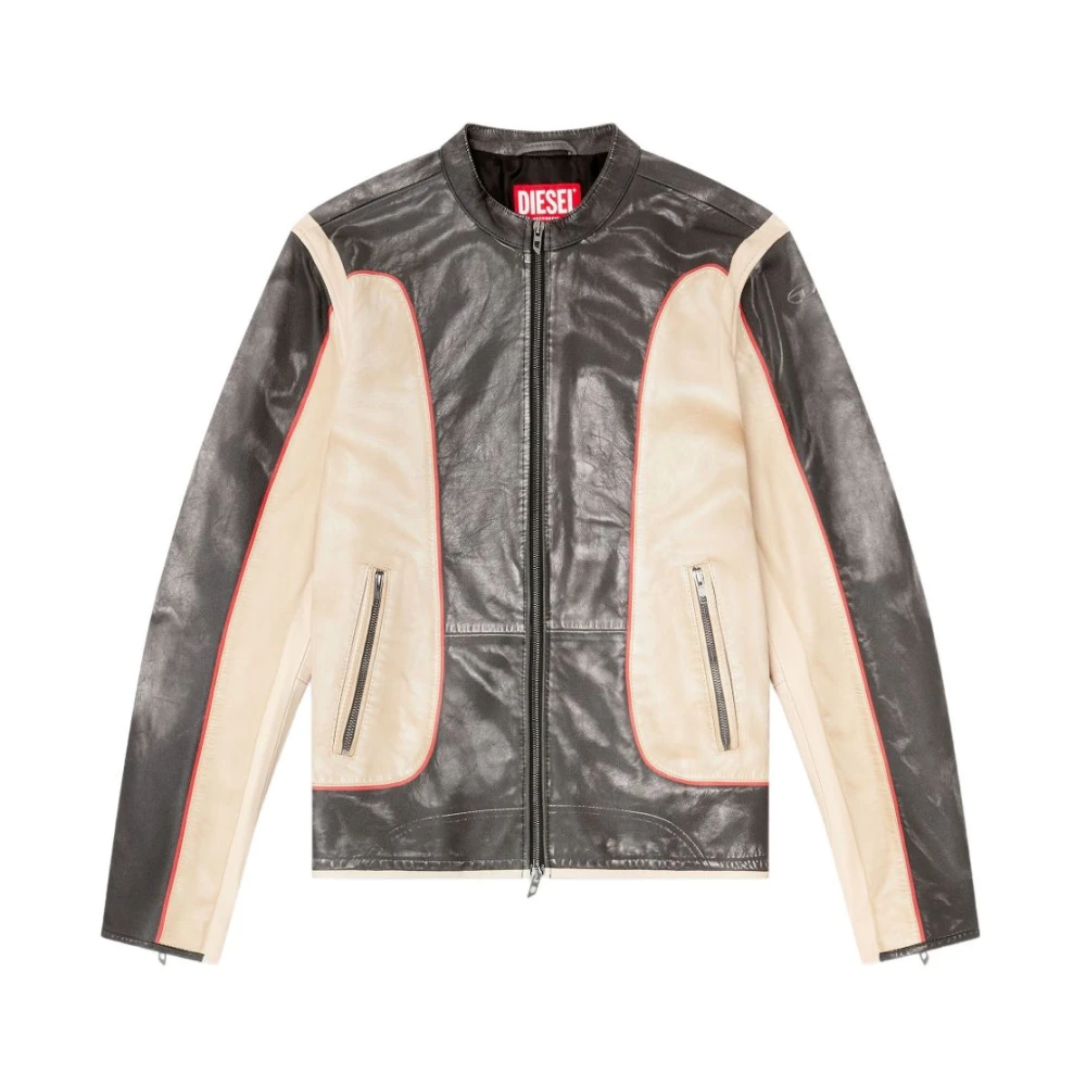 Diesel Herr Multicolor Jackor M, Läder, Jackor
