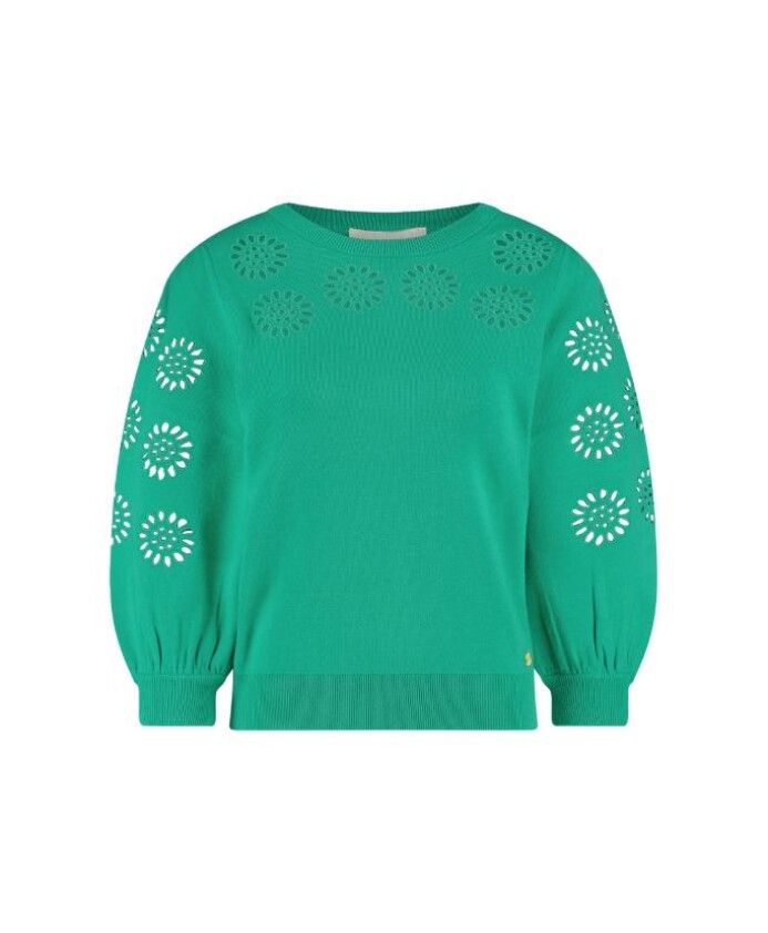 Pullover Envy Verde con Maniche a Palloncino, FABIENNE CHAPOT, Uomo