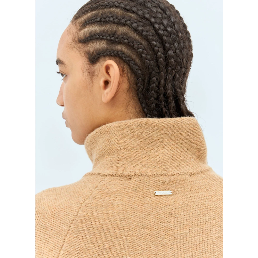 JW Anderson Wolmix Laagjesvest Beige Dames