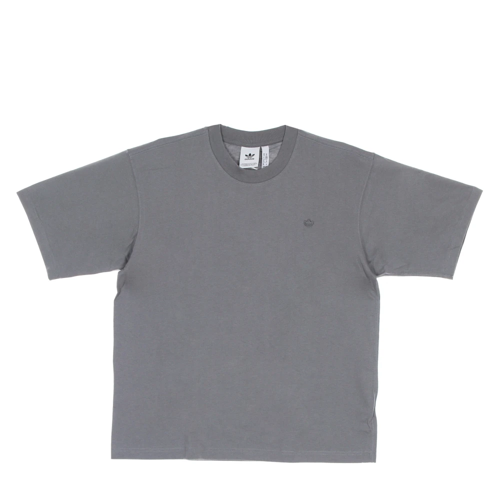 Adidas Men's Gray Classic Tee With Trefoil Logo - Training T-Shirts & Tops - Xl - Sport