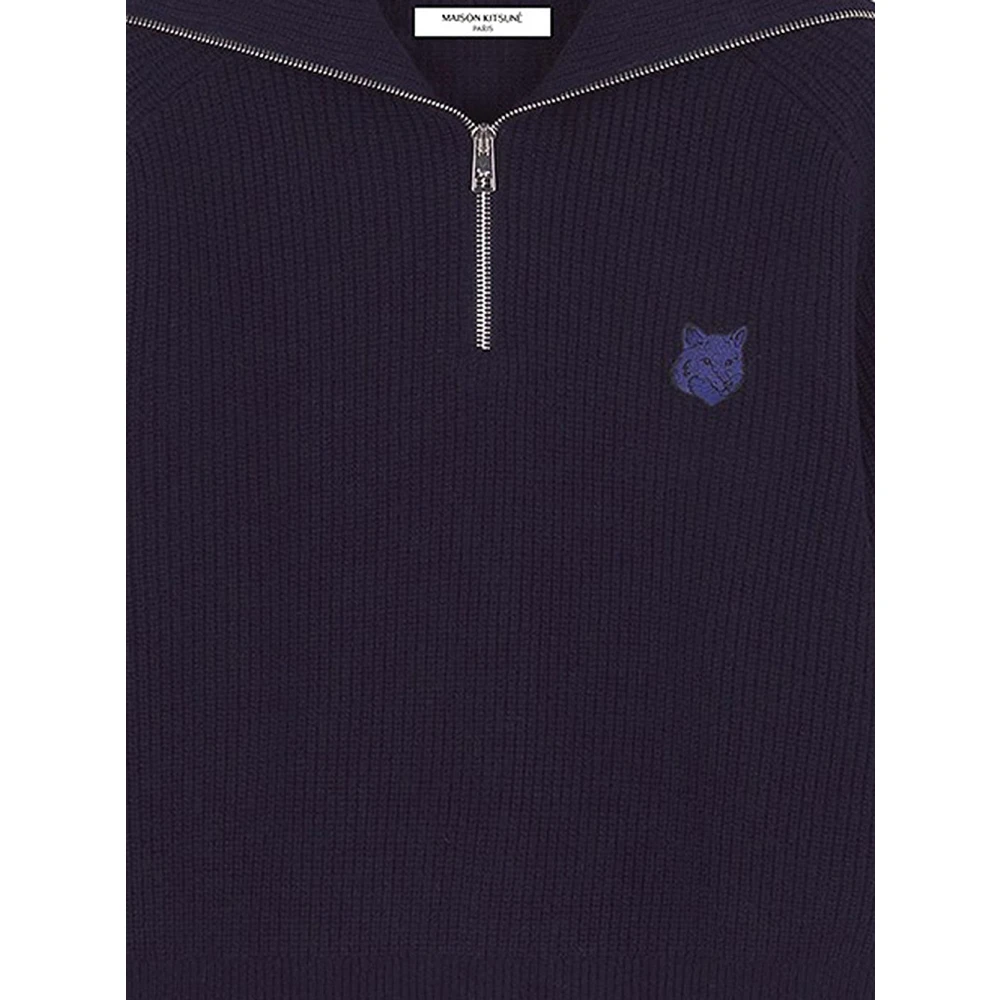 Maison Kitsuné Wol Vos Trui Purple Dames