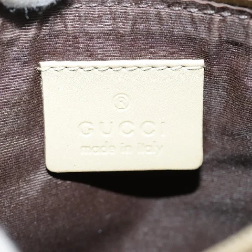 Gucci Vintage Pre-owned Canvas gucci-bags Beige Dames