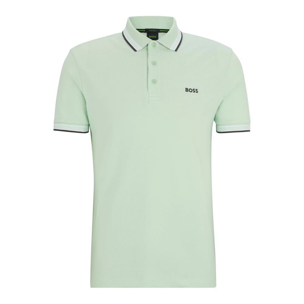 Hugo Boss Klassieke Polo Shirt voor Mannen Green Heren