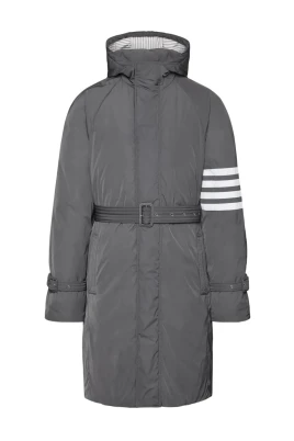 Poly Twill 4-Bar Down-Filled Parka