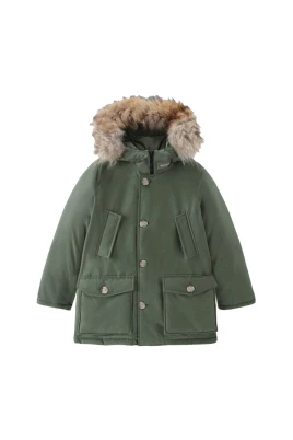 Parka jacka med avtagbar päls