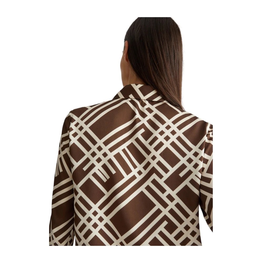 Liu Jo Stijlvolle Shirt voor Vrouwen Brown Dames