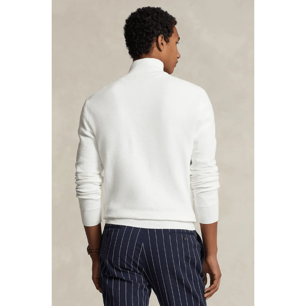 Polo Ralph Lauren Witte Katoenen Truck Sweater White Heren